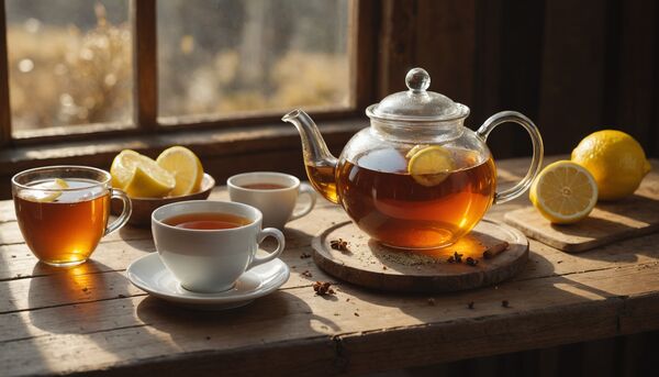 Rooibos citron gingembre : une infusion tonique naturelle